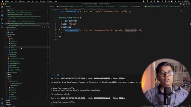 Micro Frontend in Angular with Dynamic Module Federation using NX! смотреть онлайн