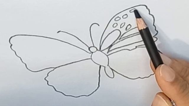 How To Draw Butterfly ? Easily!!@APDRAWING  Как Нарисовать  бабочку легко