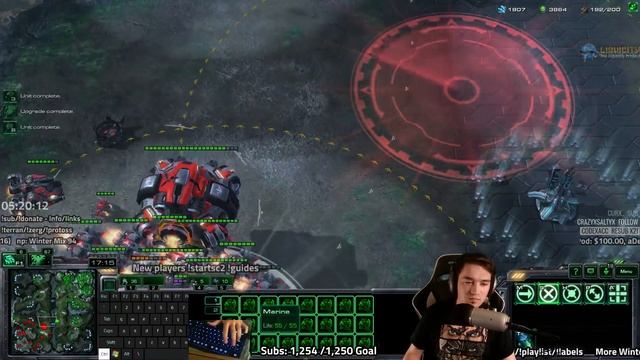 Winterstarcraft Games - INSANE Gentleman's Terran vs Terran. Mech v Bio Grandmasters смотреть онлайн