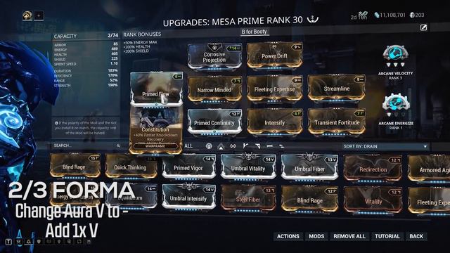 Amazing Mesa Prime DPS/Balanced Build! (2 Forma) смотреть онлайн