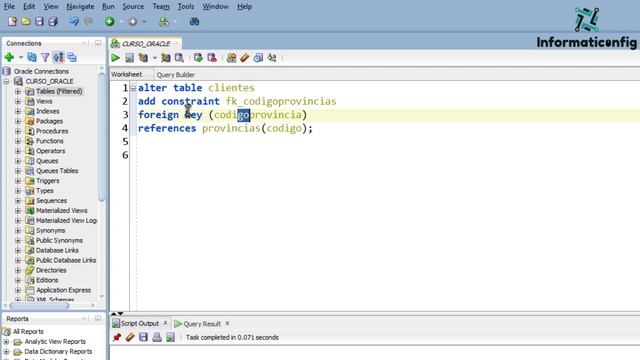 Curso de Oracle SQL en español desde cero | FOREIGN KEY, video(44) смотреть онлайн