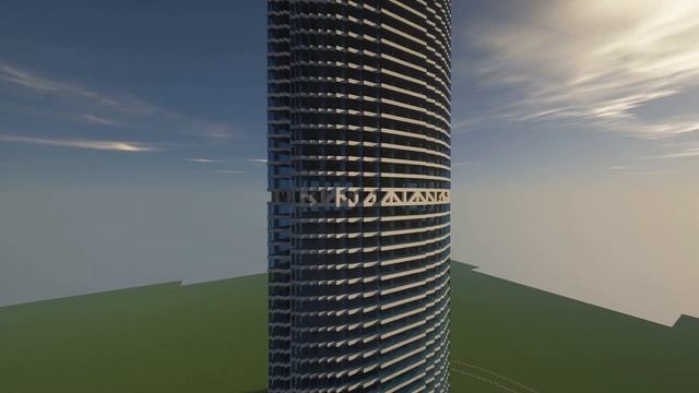 Башня На Набережной в Майнкрафте | TimeLapse
