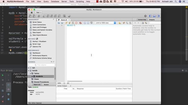 Python and MySQL - Populating our Database and Table смотреть онлайн
