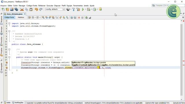 Java - [ Stream - Parte 9 ] - Conversão de elementos iterator смотреть онлайн