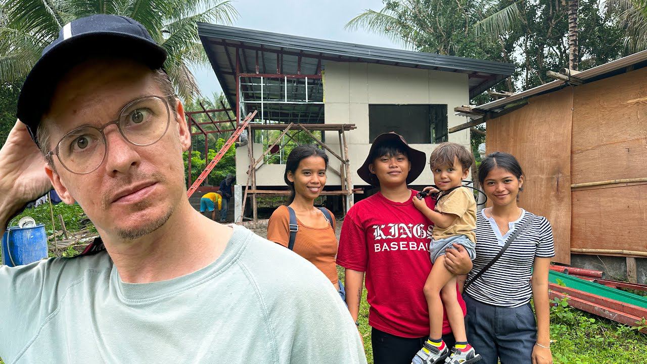 Встречаем сестру/брата Найви. Строительство нашего дома - стены, пол и сантехника смотреть онлайн