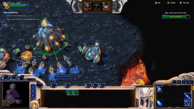 Starcraft 2: Co-Op Fenix Lvl 4 Void Thrashing Hard with Stukov смотреть онлайн