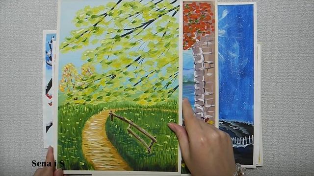 РИСУНКИ моей МАМЫ / Какие были первые КАРТИНЫ которые она НАРИСОВАЛА / Часть 1 / SenaiS Art смотреть онлайн