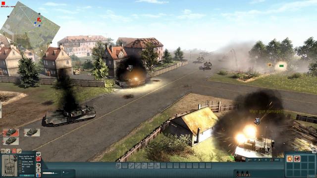 Men Of War AS2 Red Rising Mod: 4 M1 Abrams versus 4 Type 99gs смотреть онлайн