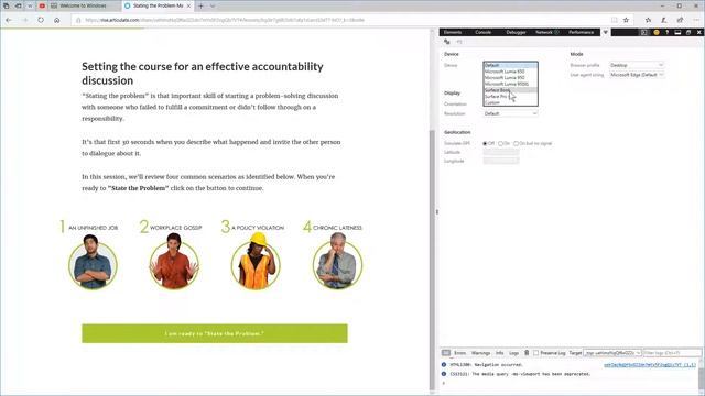 How to use the Edge browser to test your responsive e-learning courses. смотреть онлайн