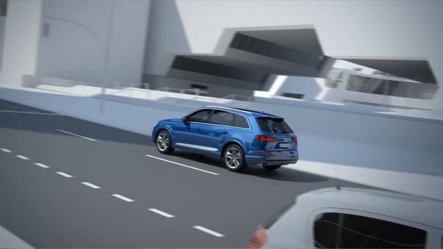 Audi Q7 Driver Assistance Systems | Exit Warning смотреть онлайн