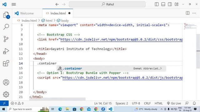About Container in Bootstrap | GIT Education смотреть онлайн