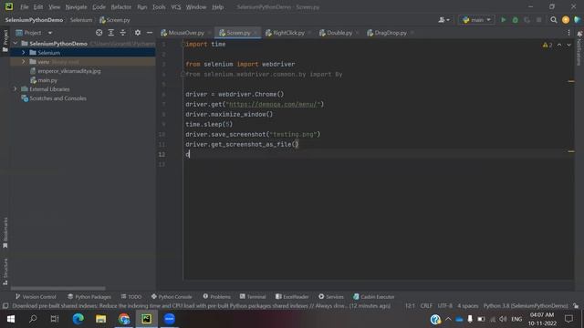 Python With Selenium Part 29: How to Capture Screenshot смотреть онлайн