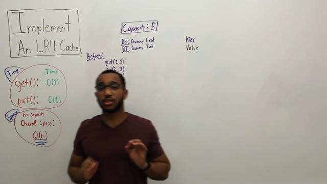 Implement An LRU Cache - The LRU Cache Eviction Policy ("LRU Cache" on LeetCode) смотреть онлайн