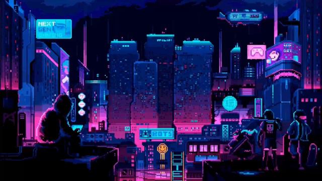 Cyber City - 1 Hour Version - 4K 60fps - Screensaver Live Wallpaper Loop