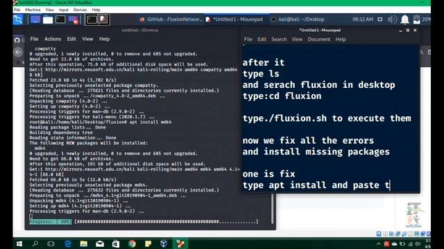 How to fix fluxion missing packages bc,cowpatty and any package смотреть онлайн