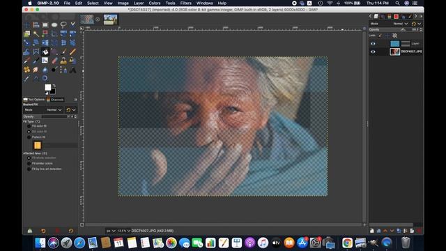 How to use layer mask in Gimp 2.10 | Layer mask tutorial for beginners 2021 смотреть онлайн