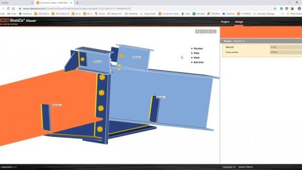 IDEA StatiCa Viewer plugin for Autodesk® Advance Steel®