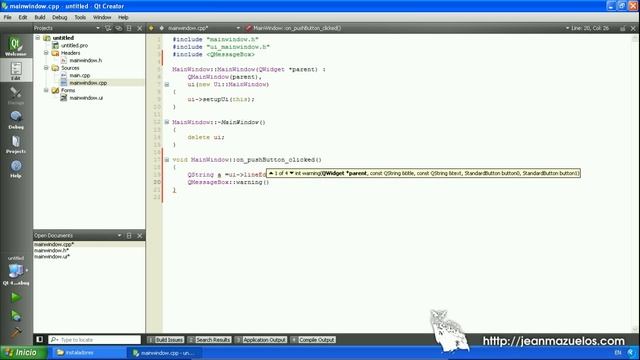 Desarrollo de aplicaciones en Qt4 con QtCreator смотреть онлайн