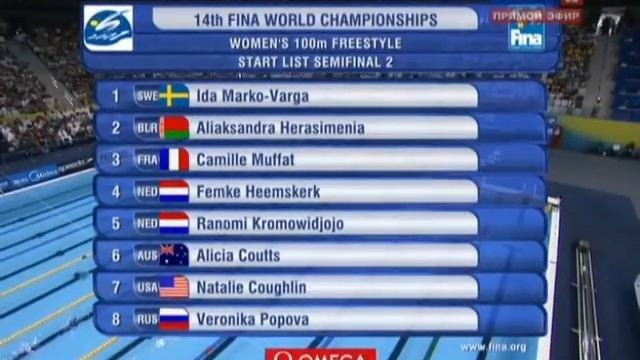 Плавание. Женщины - 100 Вольный стиль. Чемпионат мира. Шанхай 2011 смотреть онлайн