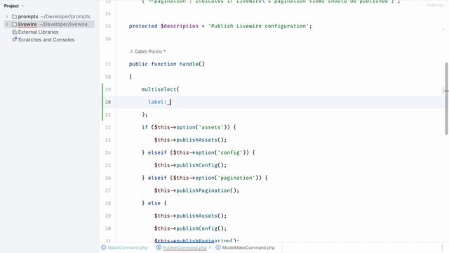 Updating existing artisan commands to use Laravel Prompts смотреть онлайн