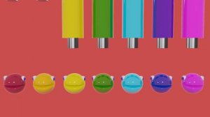 Учим английские цвета вместе с колобочками