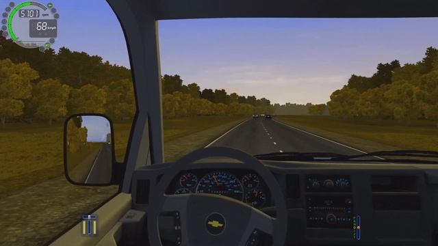 Chevrolet Express | City Car Driving | (Steering Wheel Gameplay) 2K смотреть онлайн