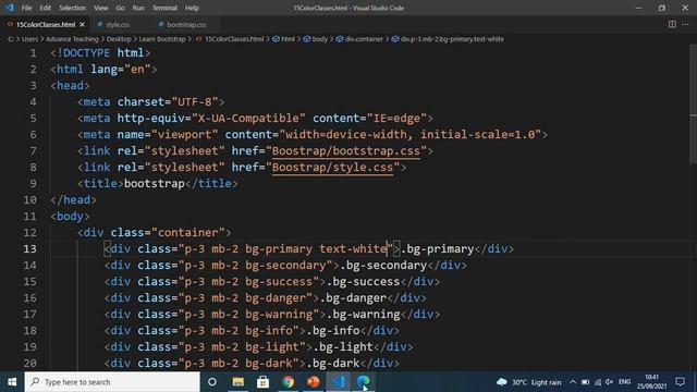 Color Classes in Bootstrap in Urdu/Hindi смотреть онлайн