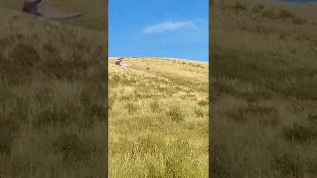 Падение парапланериста. Переломы срастутся . несчастный случай на параплане. парапланеризм смотреть онлайн