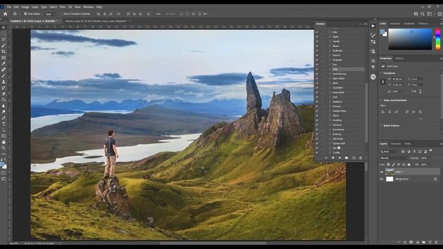 Photoshop Tutorial - Photoshop Free Action Download