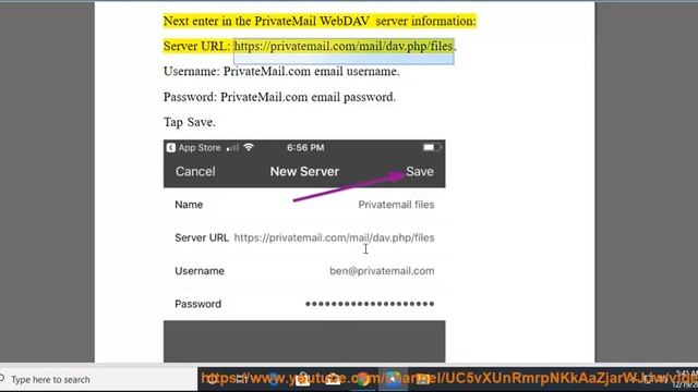 Upload/download file to/from PrivateMail on iOS w/ WebDAV Navigator смотреть онлайн