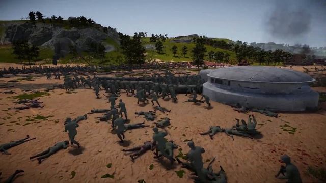 D-Day  – 1 Million Marines, Artillery, And Tanks - Ultimate Epic Battle Simulator 2 – UEBS 2