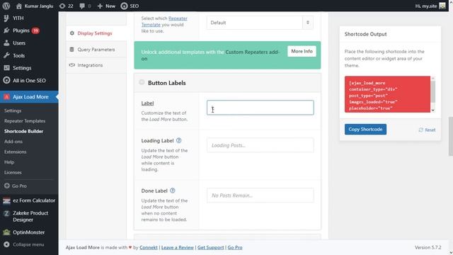 How To Add Load More Posts Button In WordPress Using Ajax Load More #WordPress
