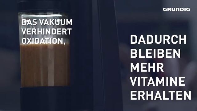 Für lange Frische und Nährstoffe, die lange erhalten bleiben – der Vakuum Standmixer| Grundig смотреть онлайн