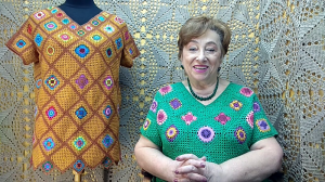 Платье «Кузнечик». Мастер-класс по вязанию крючком от О. С. Литвиной.