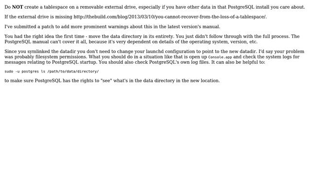 Databases: Postgresql Database on external HD (3 Solutions!!) смотреть онлайн