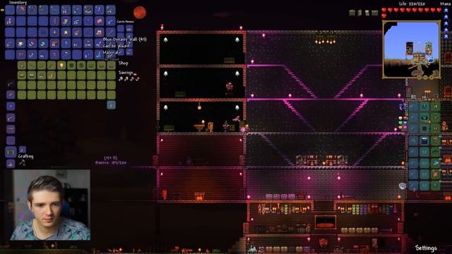 WALL OF FLESH! - Terraria /w Baxtrix #9 смотреть онлайн