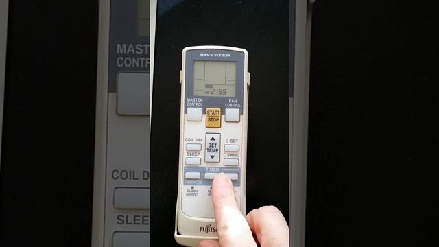 Fujitsu Airconditioner How To Set Time And Adjust Clock
