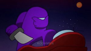 русская озвучка, анимация амонг ас.