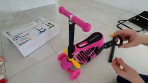 Как собрать самокат Sundays 3в1