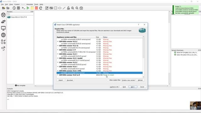 Download Cloud Services Router 1000v (CSR 1000v) with Cisco IOS XE Software - Image for GNS3 смотреть онлайн