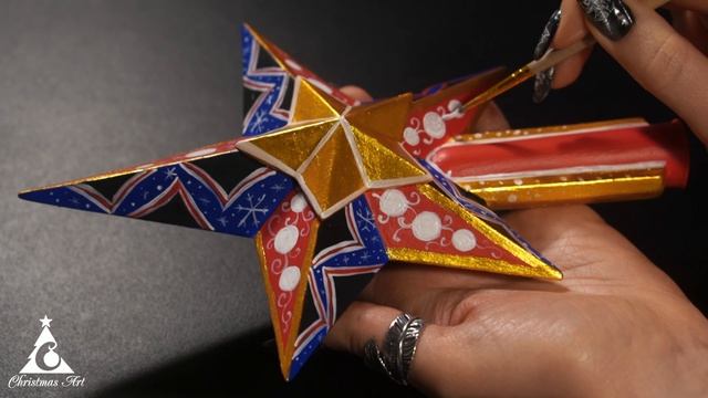 Роспись елочной верхушки "Вифлеемская звезда" смотреть онлайн