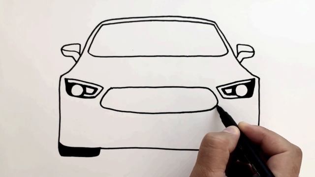 How to Draw a Mercedes Car - Drawing Easy Car - How to Draw a Car смотреть онлайн