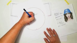 ВЫКРОЙКА построение ПАНАМЫ женской?  и мужской?. #сшитьпанаму #выкройкапанамы #женскаяпанама