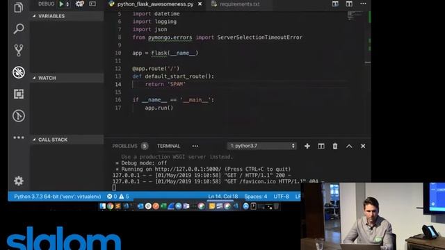 Python + Flask = API Awesomeness смотреть онлайн