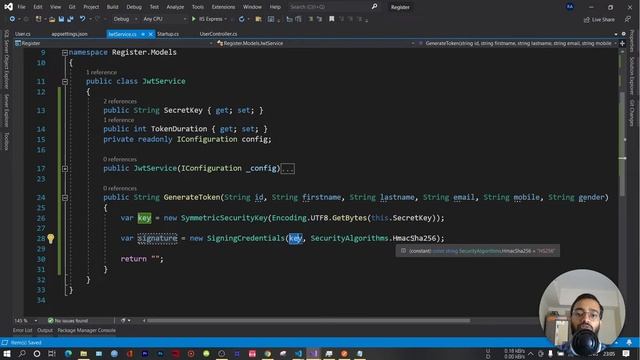 How to Create JWT Token in ASP.NET Core and use it in Angular | JWT Authorization 2022 смотреть онлайн