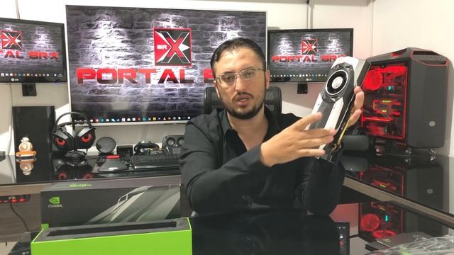 GTX 1070TI Founders Edition Unboxing BRX PT BR смотреть онлайн