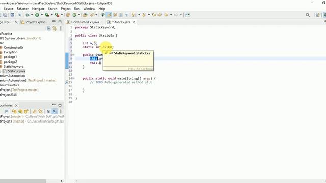Java - Static Keyword смотреть онлайн