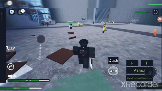 Играю в роблокс режим человек бензопила 1часть смотреть онлайн