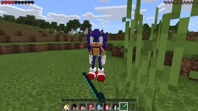 How to spawn Sonic in Minecraft !! смотреть онлайн