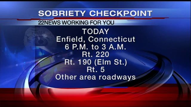 Sobriety checkpoints in Enfield, CT смотреть онлайн